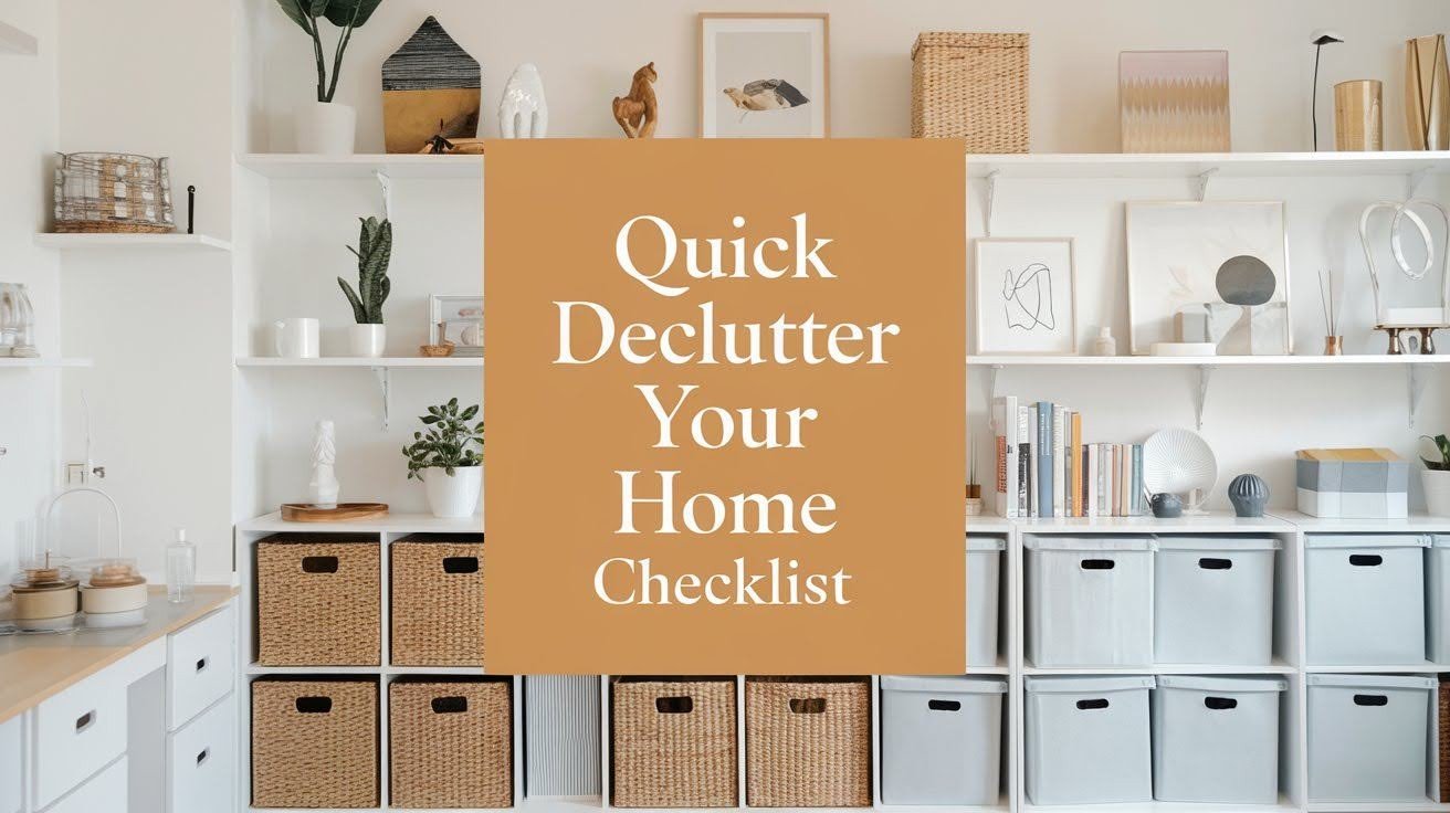 151 Quick Declutter Your Home Checklist