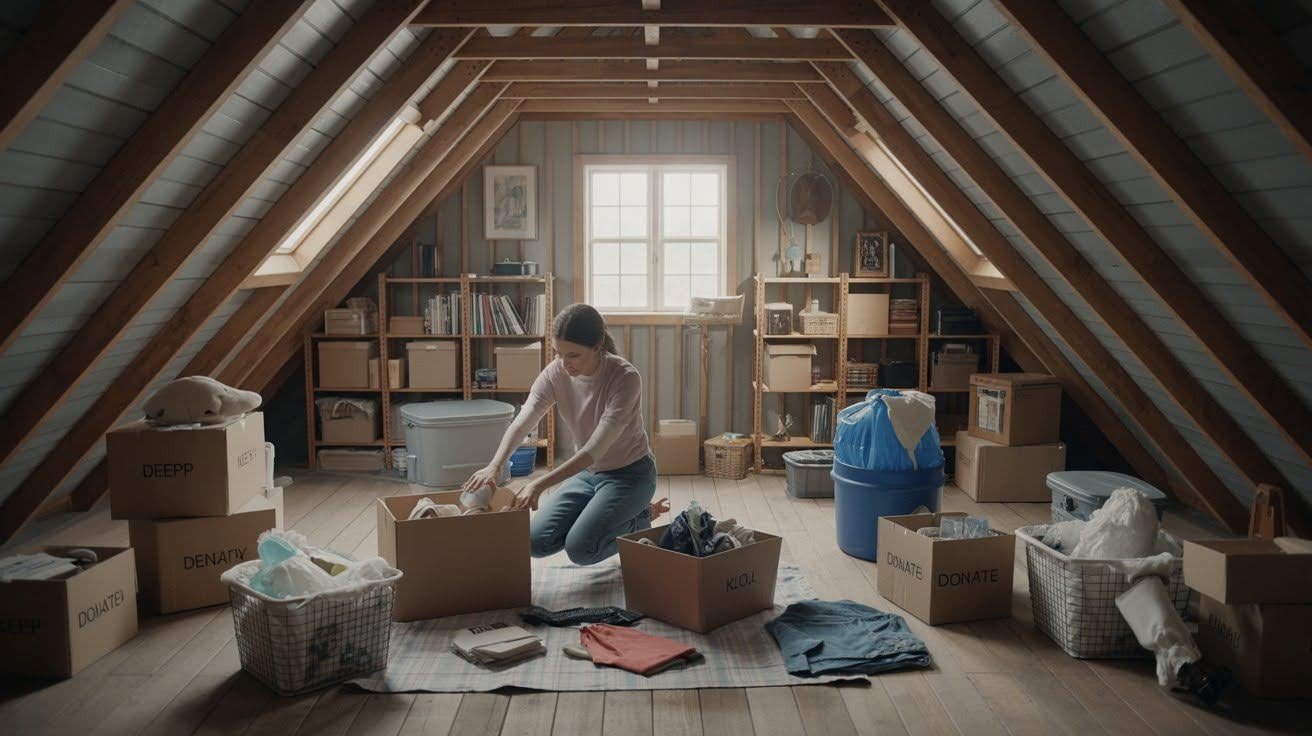 Decluttering Attic