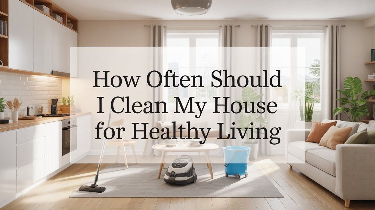 How Often Should I Clean My House for Healthy Living