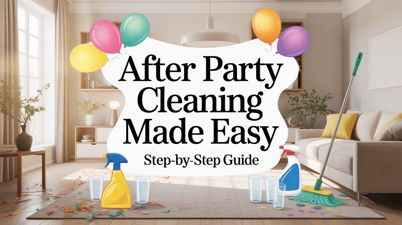 After Party Cleaning Made Easy