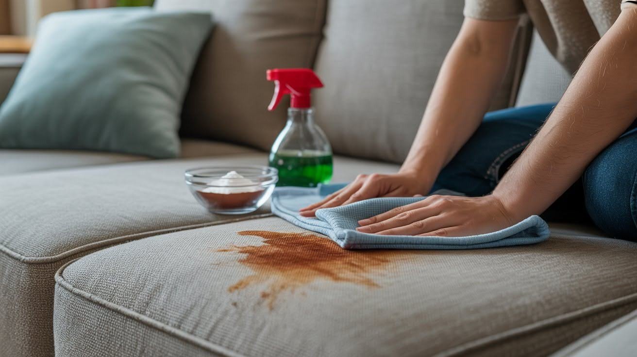 Handle Stains and Spills Promptly