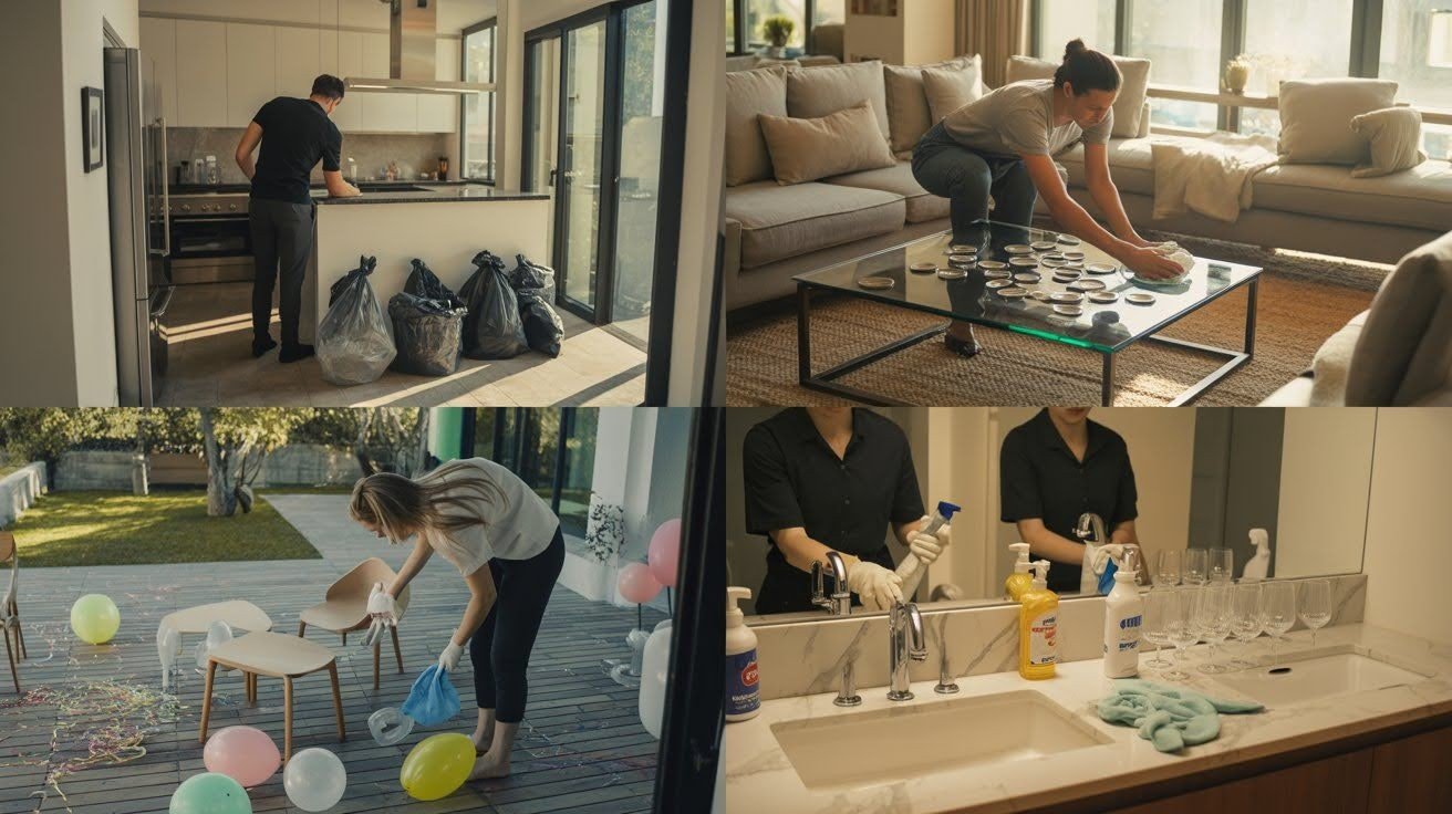 Room-by-Room After Party Cleanup Tips