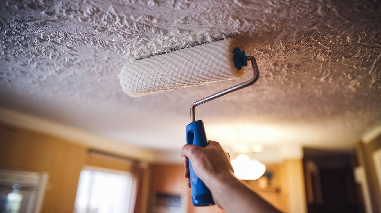 Try a Lint Roller or Sticky Paint Roller